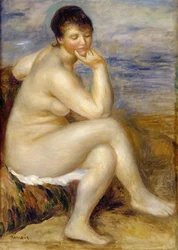Bather Seated on a Rock, 1882